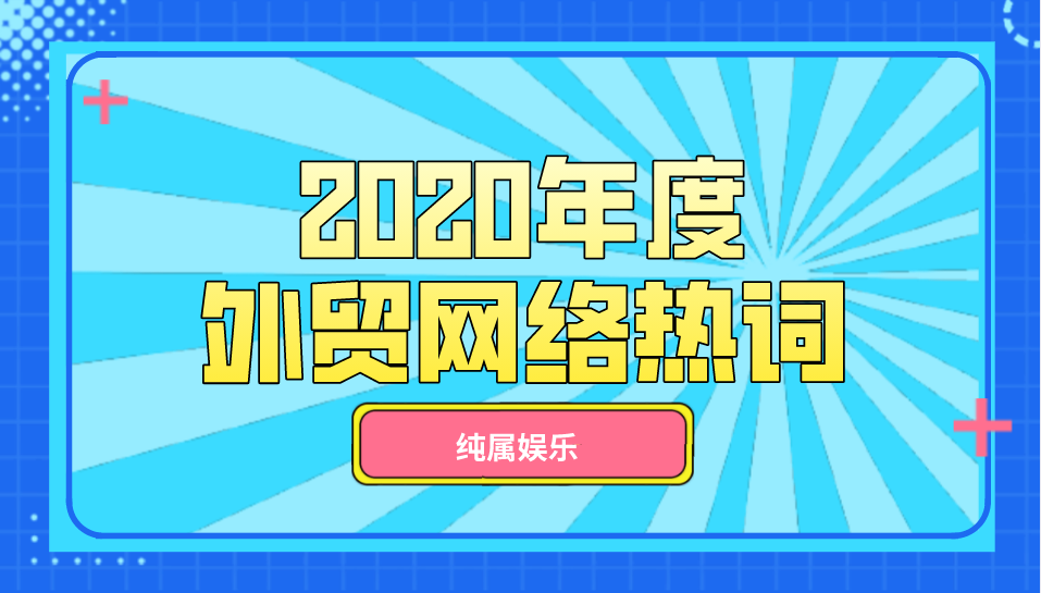 2020年度外贸网络热词